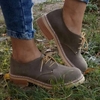 Zapatos acordonados gris