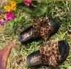Sandalias moño animal print