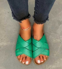 Sandalias Belén verde