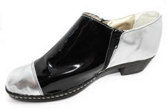 Bota texana plateado