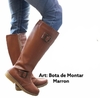 Botas de montar marrón con hebillas