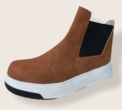 Botinetas de gamuza base deportiva