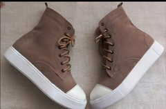 Zapatillas Dona de gamuza