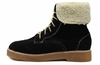 Botas de gamuza con corderito negro - comprar online