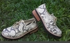 Zapatos acordonados reptil