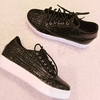 Zapatillas negra de croco