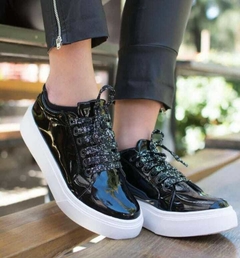 Zapatillas tokio de charol