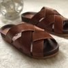 Sandalias entrelazadas brown