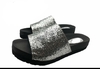Sandalia glitters plateado