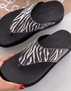 Sandalia ojota cebra