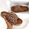 Sandalias Leopardo oscuro