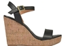 Sandalia plataforma color negro