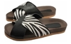 Sandalias Cebra entrelazadas