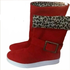 Botineta deportiva roja