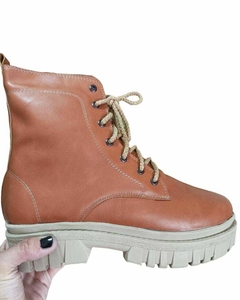 Borcego clasico marron con cierre - comprar online