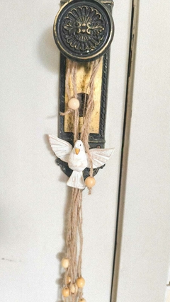 Coração enfeite de porta ou mesa na internet