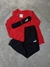 CONJUNTO PUMA POLY - VERMELHO/PRETO
