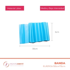Banda Elástica Larga Fitness Yoga Theraband Hard 150cm*15cm