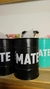 Yerbera Azucarera 250gr Matero Tambor Mate Colores Negro - Play House Deco