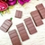 Marca Texto Barra de Chocolate Kit 6 Cores - Mel com amor Personalizados 
