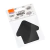 Bloco Adesivo Preto Arrow 70x70mm - 50fls