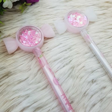 Caneta Bala Lantejoulas 0.4mm