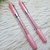 Caneta Cristal Rosa Chá 1.0mm - Mel com amor Personalizados 