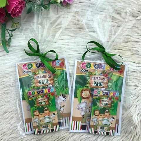 Kit de colorir - Safári