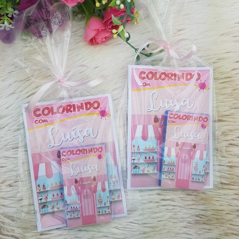 Kit de colorir - Confeitaria