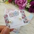 Brinco com card personalizado - loja online
