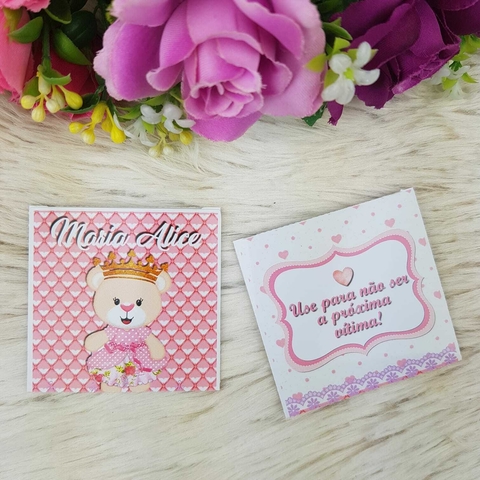 Porta camisinha - ursa princesa