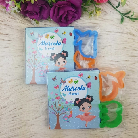 Massinha de modelar com molde - Jardim bailarina