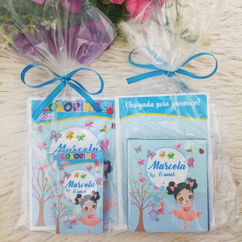 Kit de colorir com massinha - Jardim bailarina