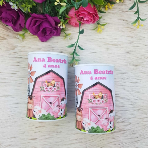 Cofrinho personalizado - Fazendinha