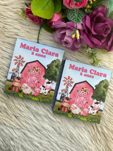 Massinha de modelar - Fazendinha Rosa