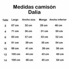 Camisón Dalia - ZAKTZNIUT