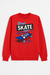 Buzo con Frisa "Street Skate" Rojo