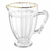 Jarra de cristal Imperial Fio de ouro - Linha Elfos na internet