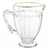 Jarra de cristal Imperial Fio de ouro - Linha Elfos - comprar online