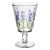 Conjunto Jarra com 6 taças de Cristal Jardim de Lavandas - Mamta