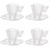 Conjunto 4 Xícaras de Café Butterfly - comprar online