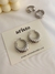 Argollas Croissant silver