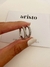 Argollas Zoe silver M - comprar online