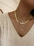 Collar inicial chunky gold - Accesorios Aristo