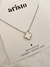 Collar Camila blanco-silver - comprar online