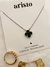 Collar Camila negro-silver - comprar online