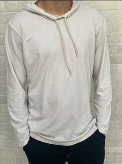 Blusa de frio gelo com capuz
