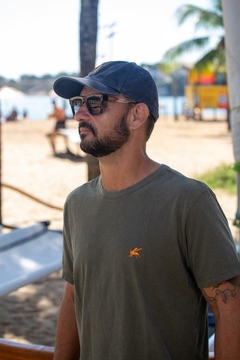 Camisa MDI Nature Connection Verde com Laranja