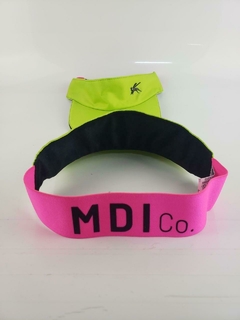 Viseira Verde com Rosa - comprar online
