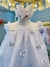 Vestido Infantil Branco Jardim Encantado Luxo (4547BB) - Pirulito Rosa Kids